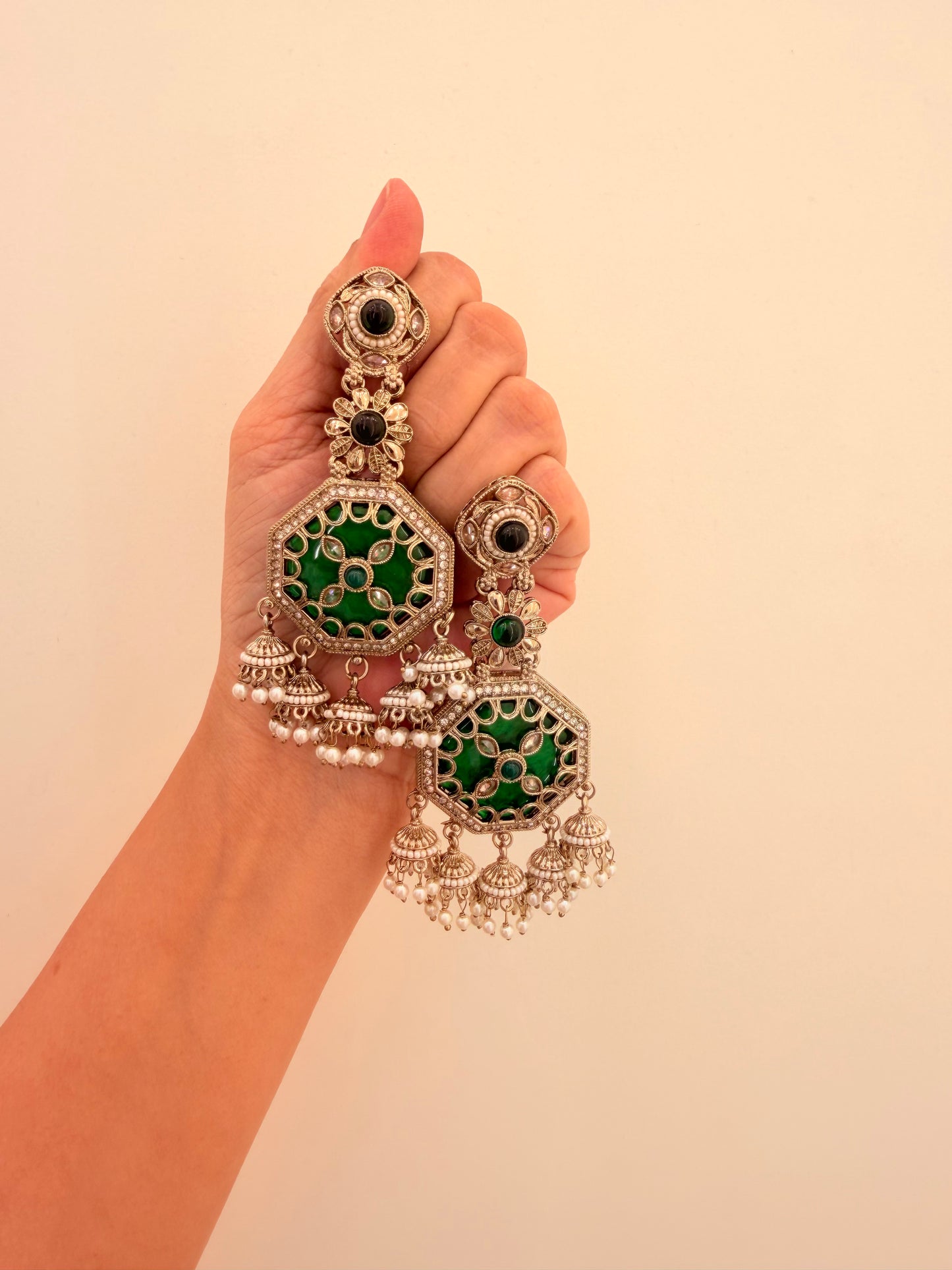 Eshira Danglers D128 Green