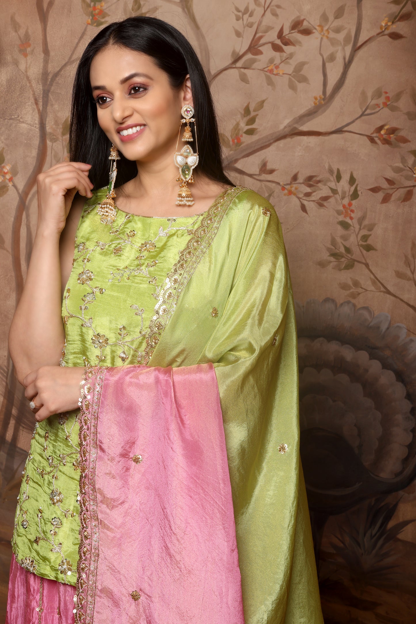 Rang Mehfil Set - Pink