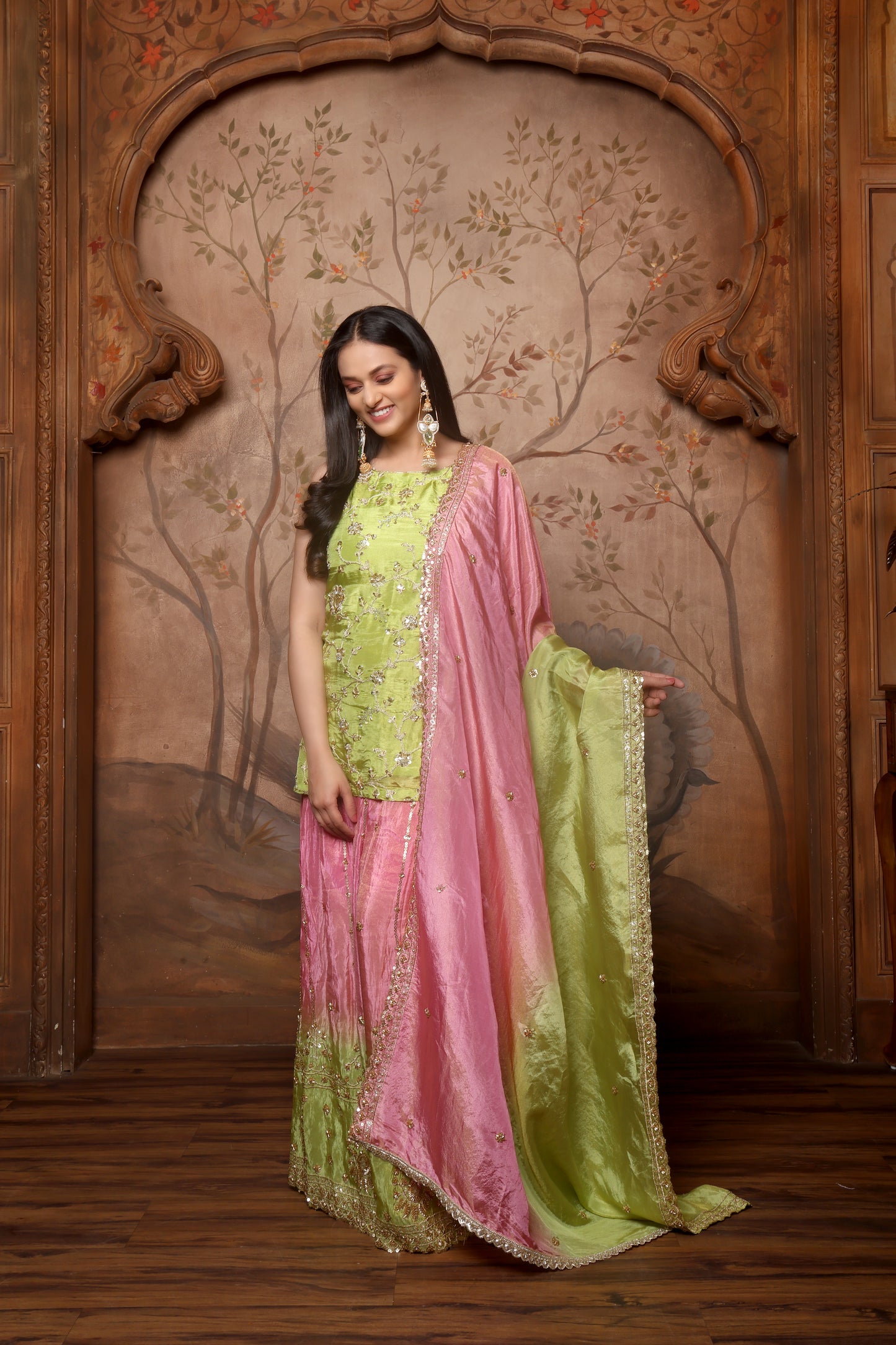 Rang Mehfil Set - Pink