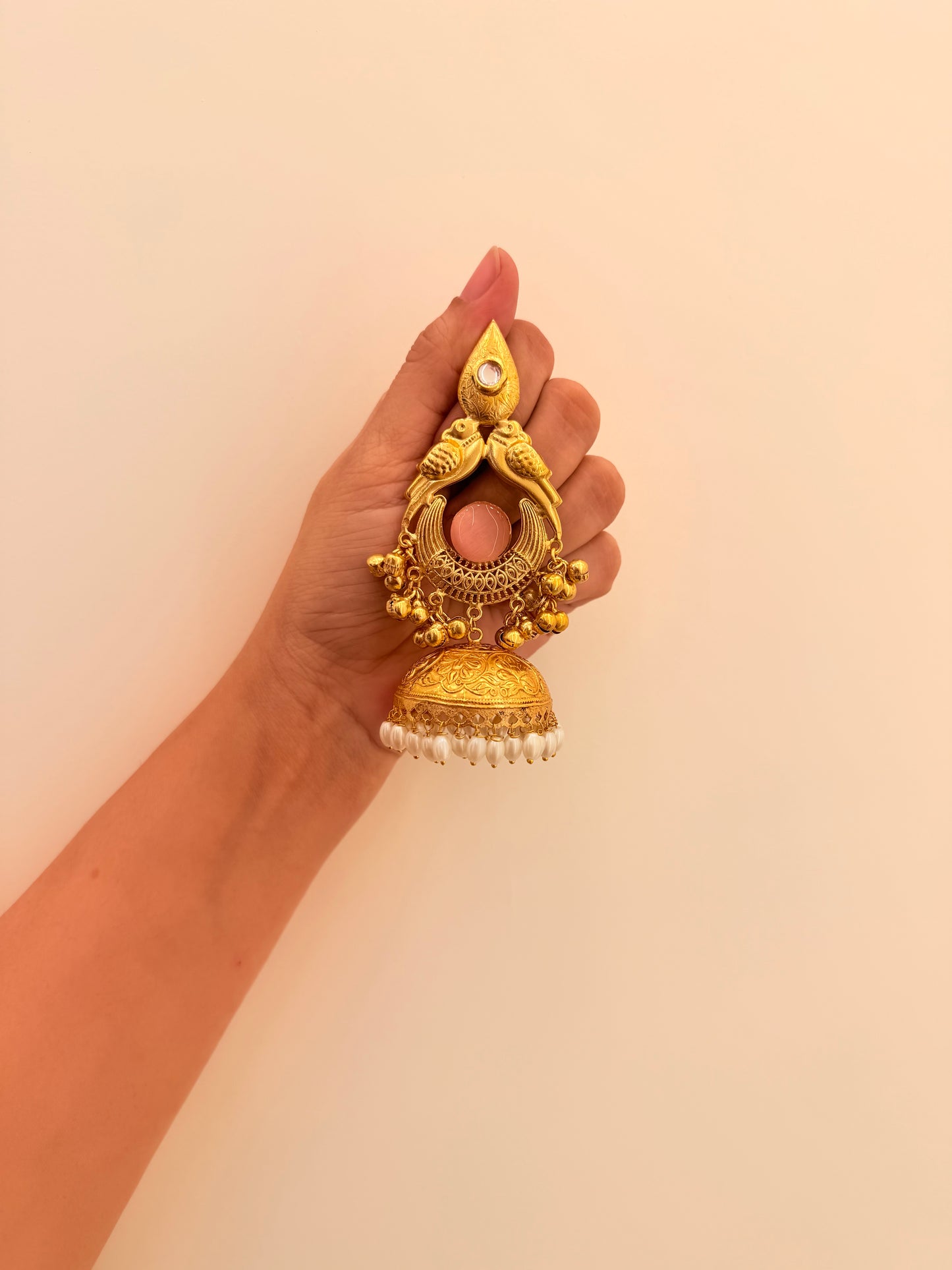 Zarnika Jhumka Pink