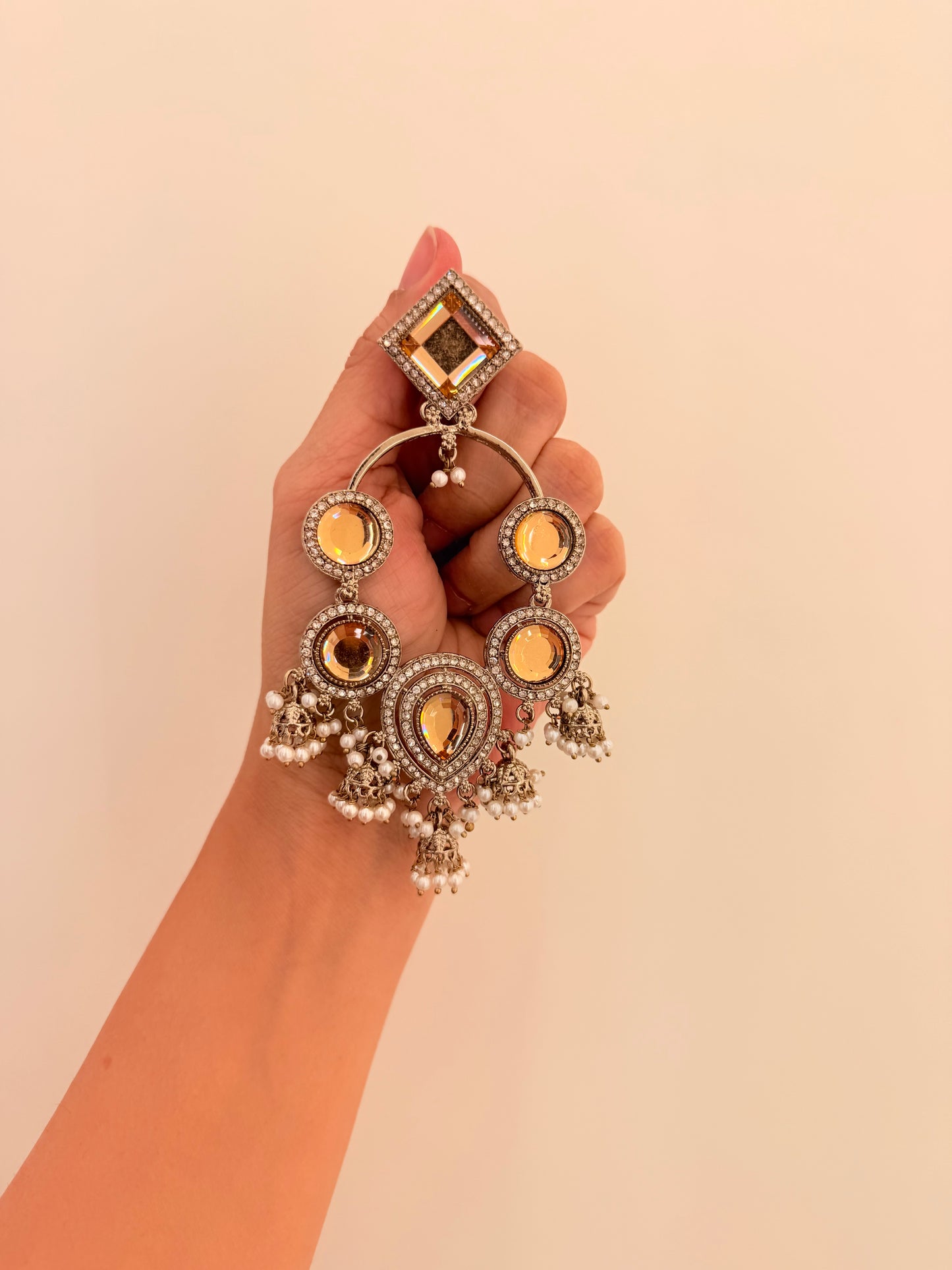Afsheen Danglers D136 Gold