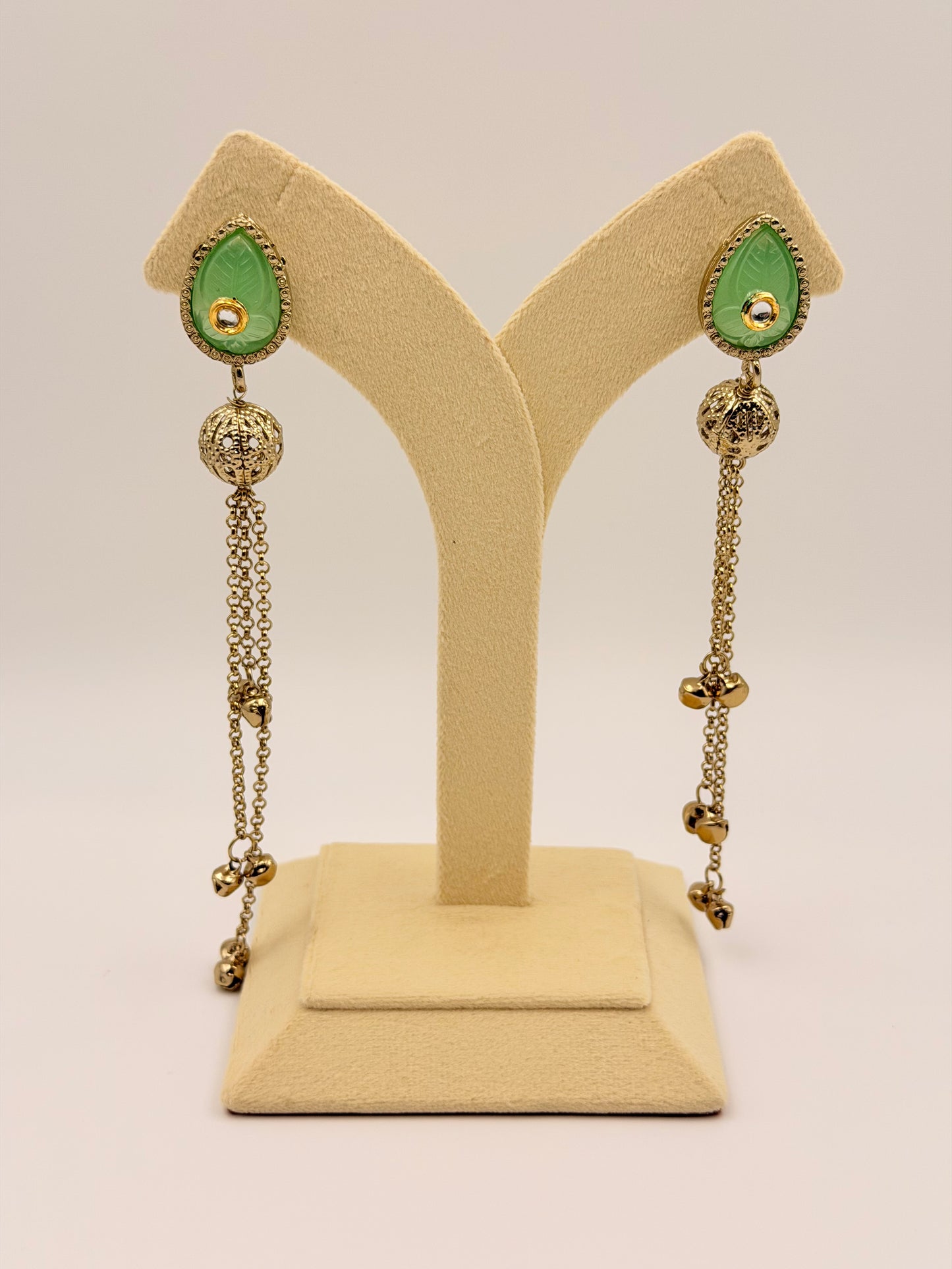 Sunehri Chains green d46