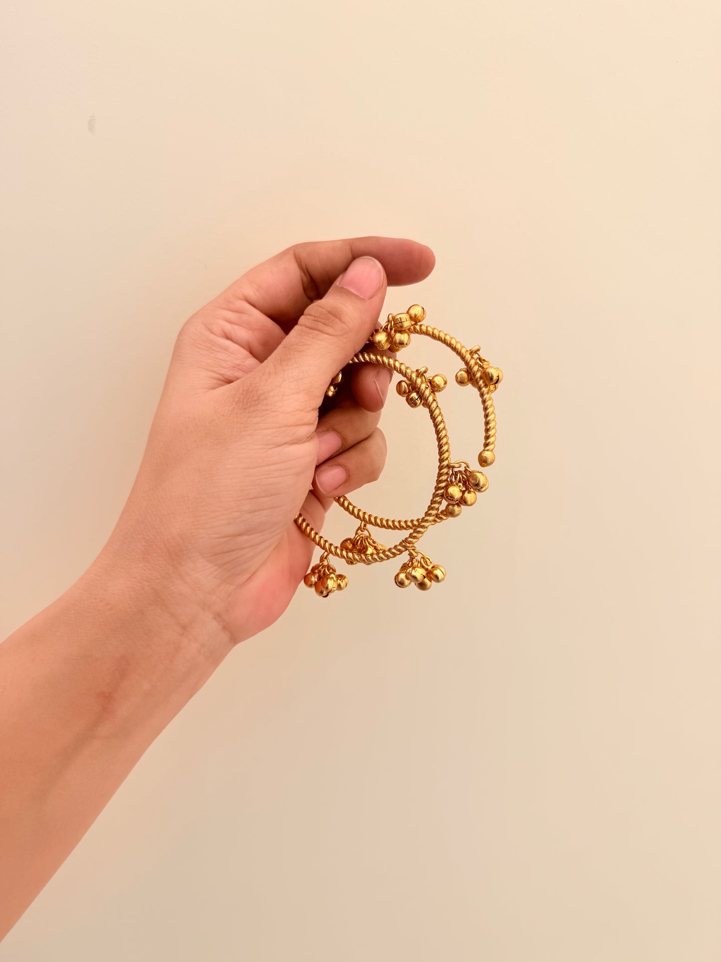 Golden Jhanak Bangles ( pair of 2)