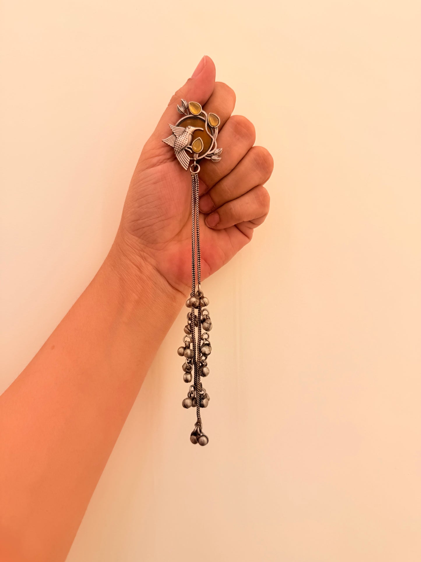 Aura Chains Mustard Stone