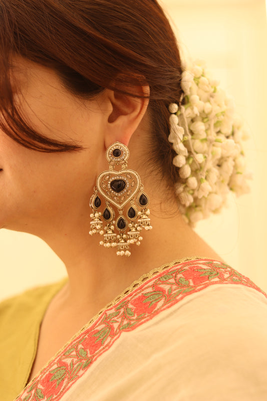 Anika Jhumka d39 Black