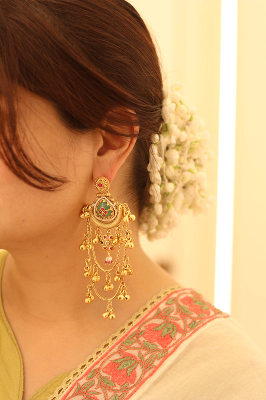 Ziya Danglers d47 Green n pink