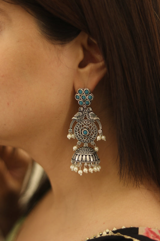 Mehrun Jhumka Firoza D70