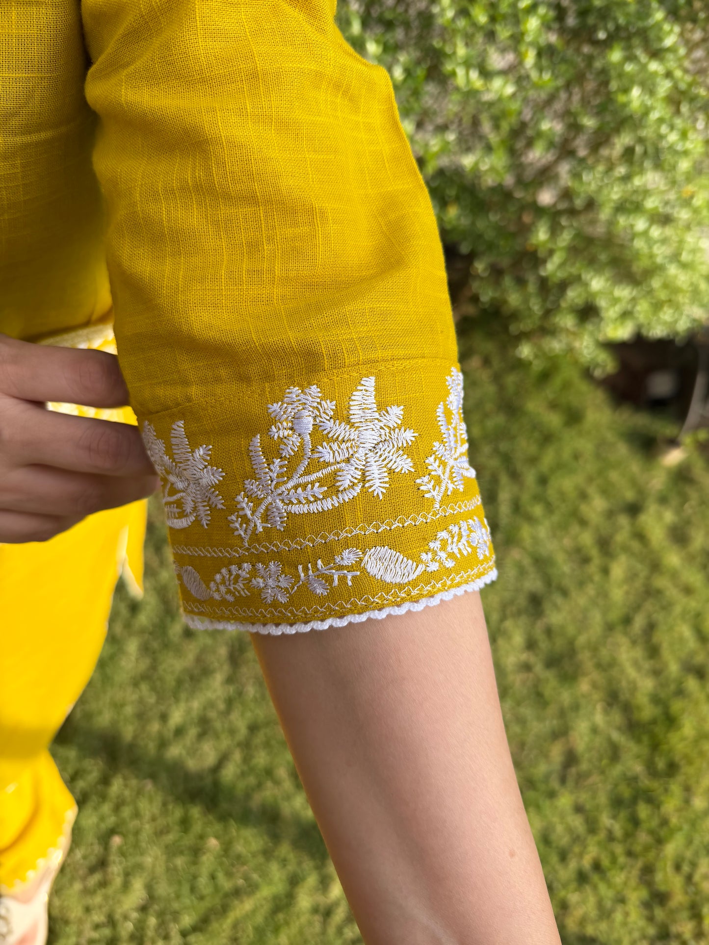 Neyra Classic Kurta Set Mustard