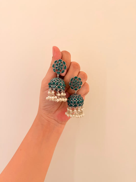 Azaa Jhumka Green