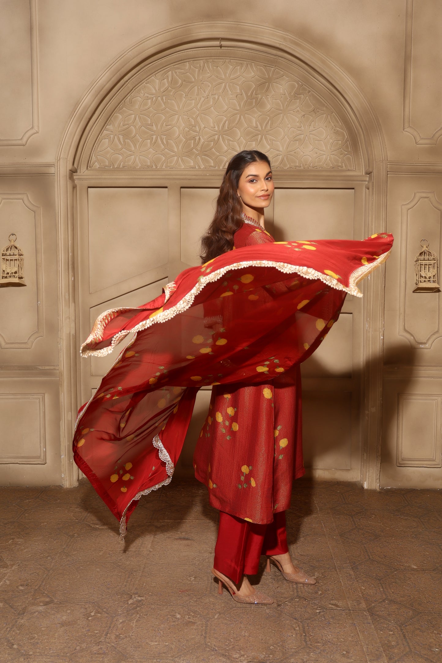 Noor-E-Bahar Red Set