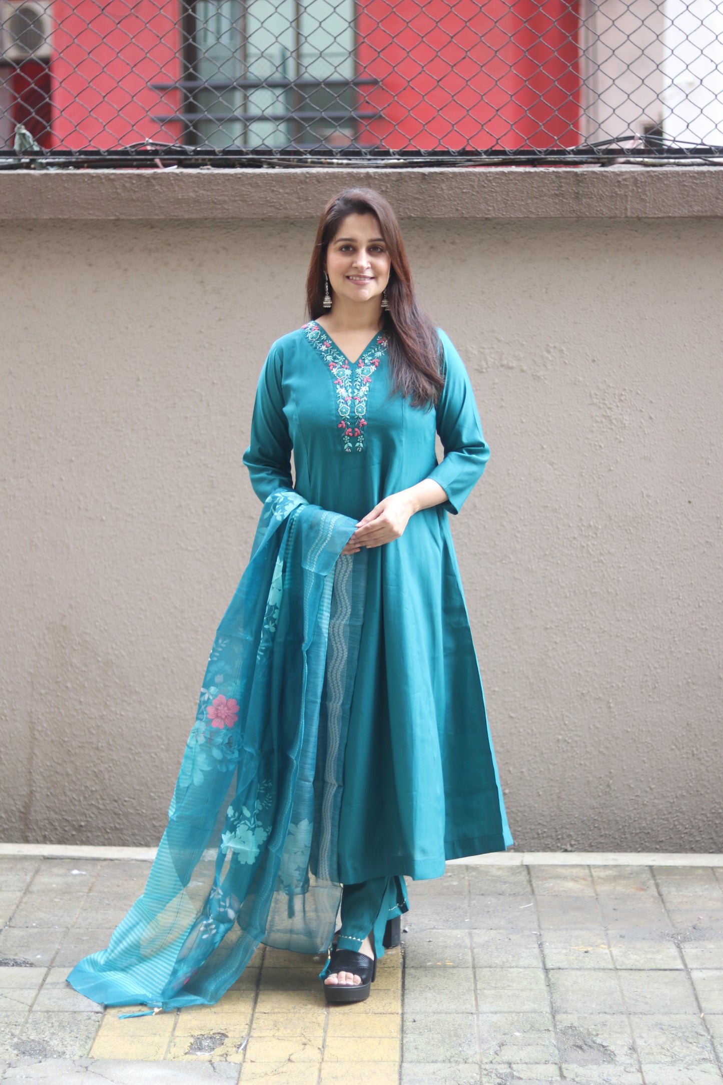 Morpankh Aqua Elegance Kurta set