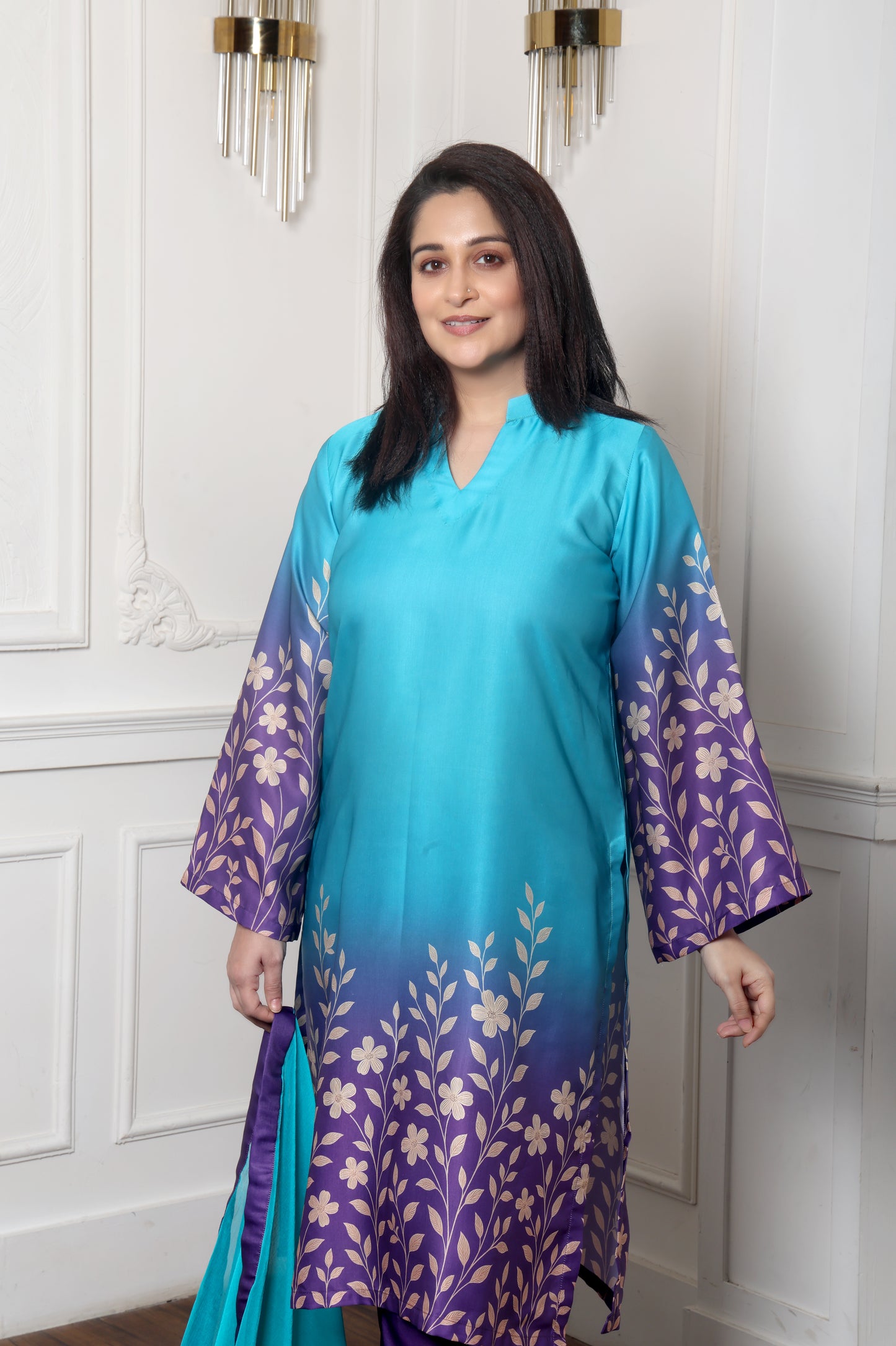Aqua Charm Kurta Set