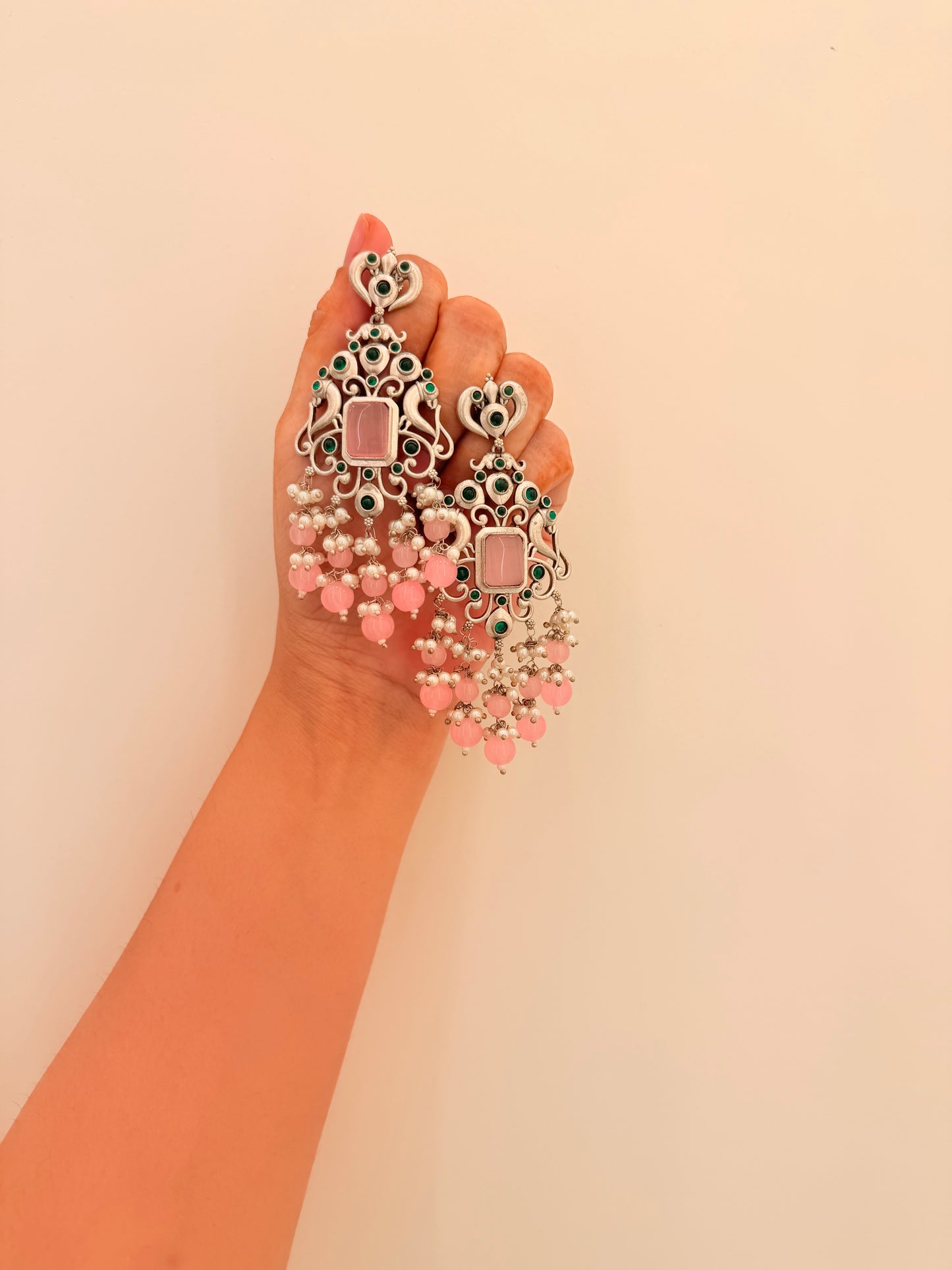 Zahaab Danglers Pink D80