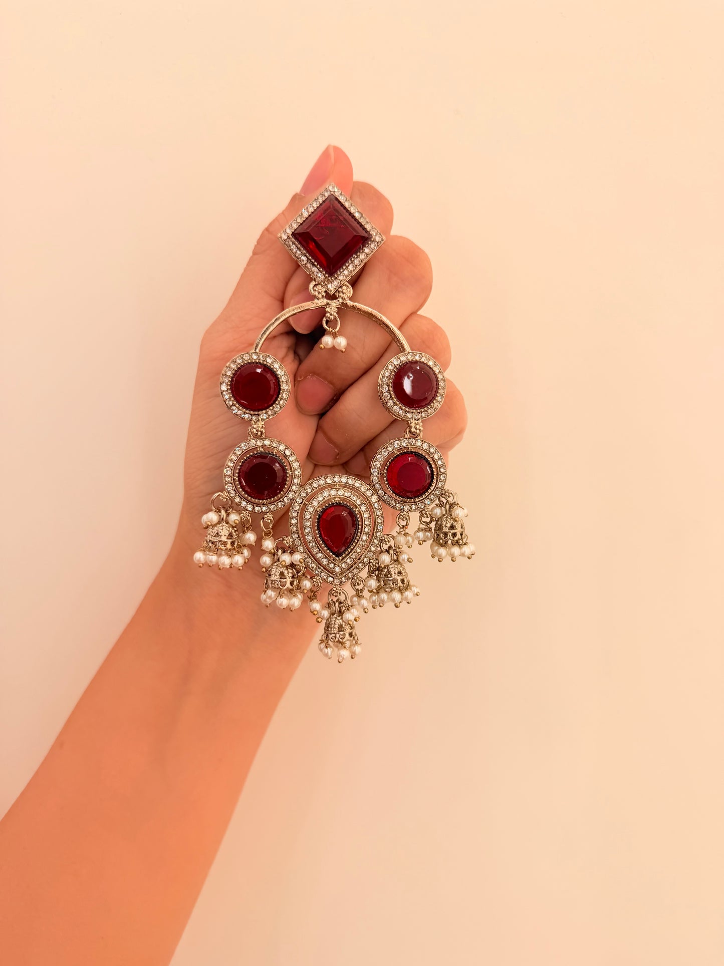 Afsheen Danglers D136 Red