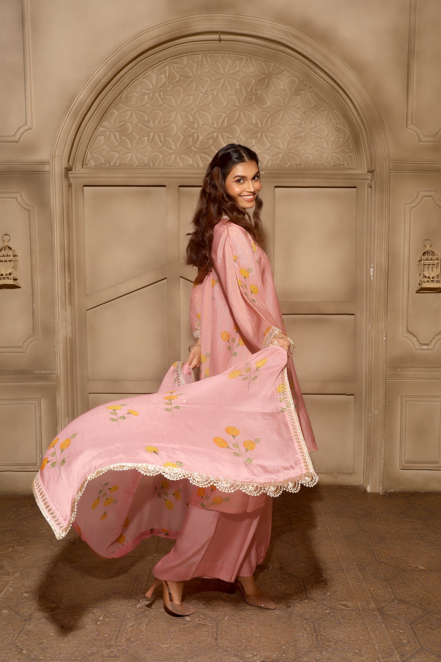 Noor-E-Bahar Pink Set