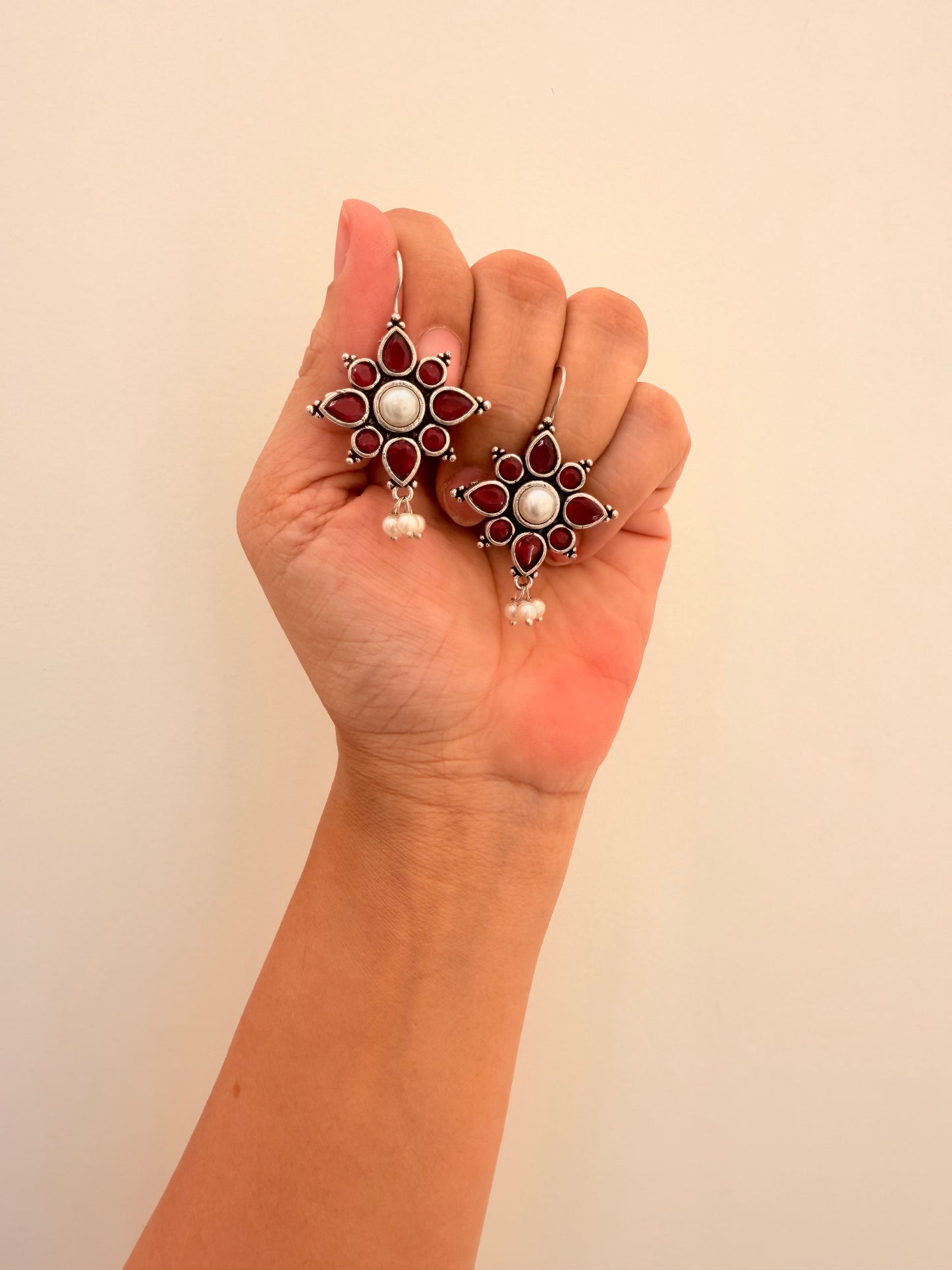 Jhini Drops Dark Pink D110