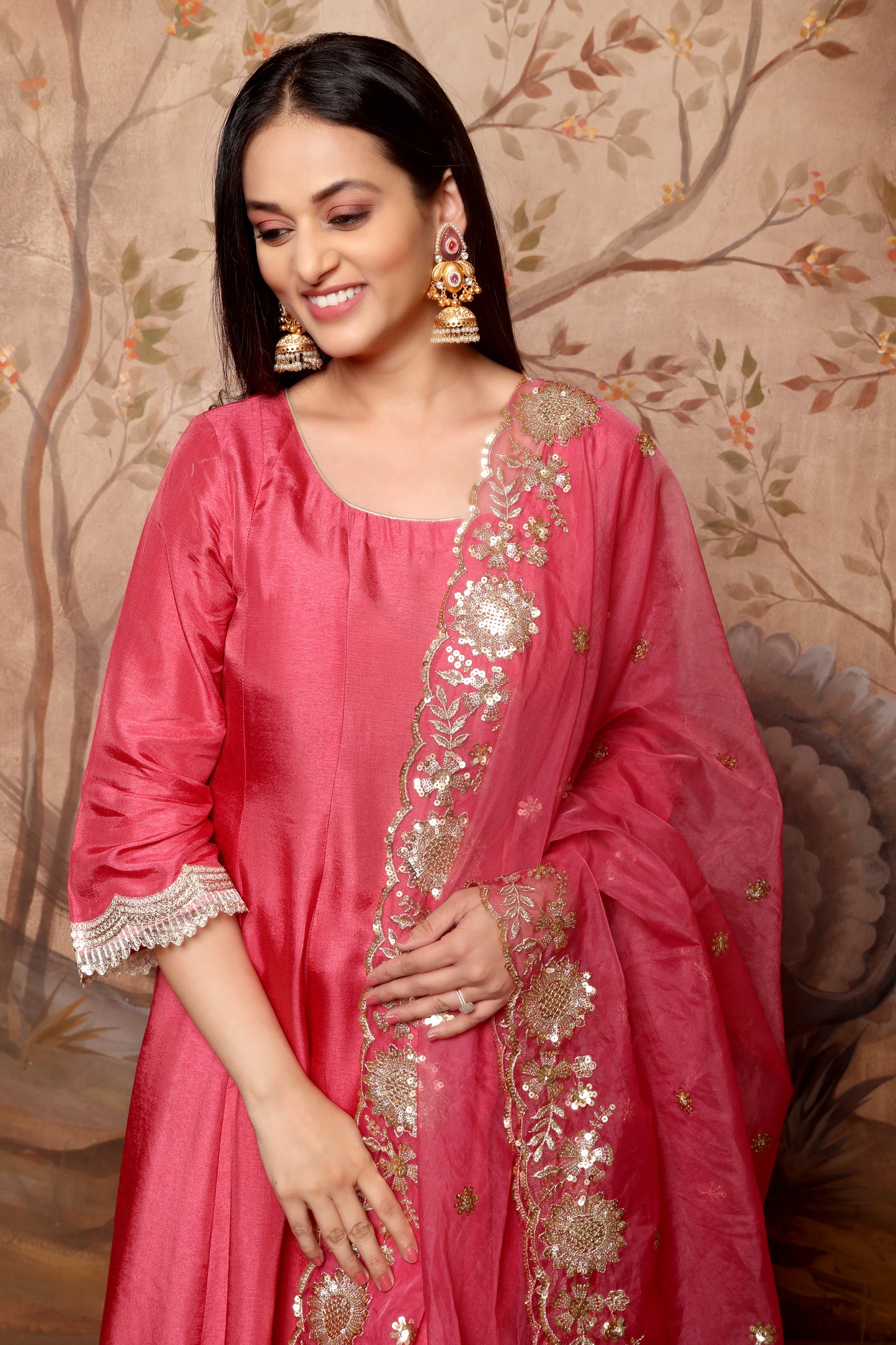 MeherRouge Ensemble - Carrot Red