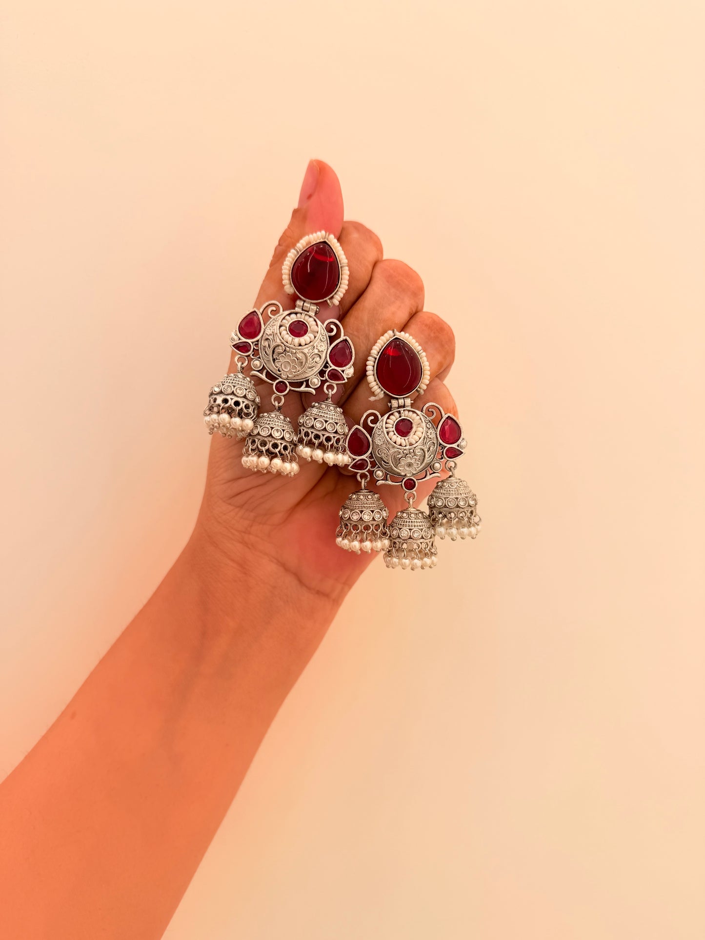 Raqs Jhumka Pink D79