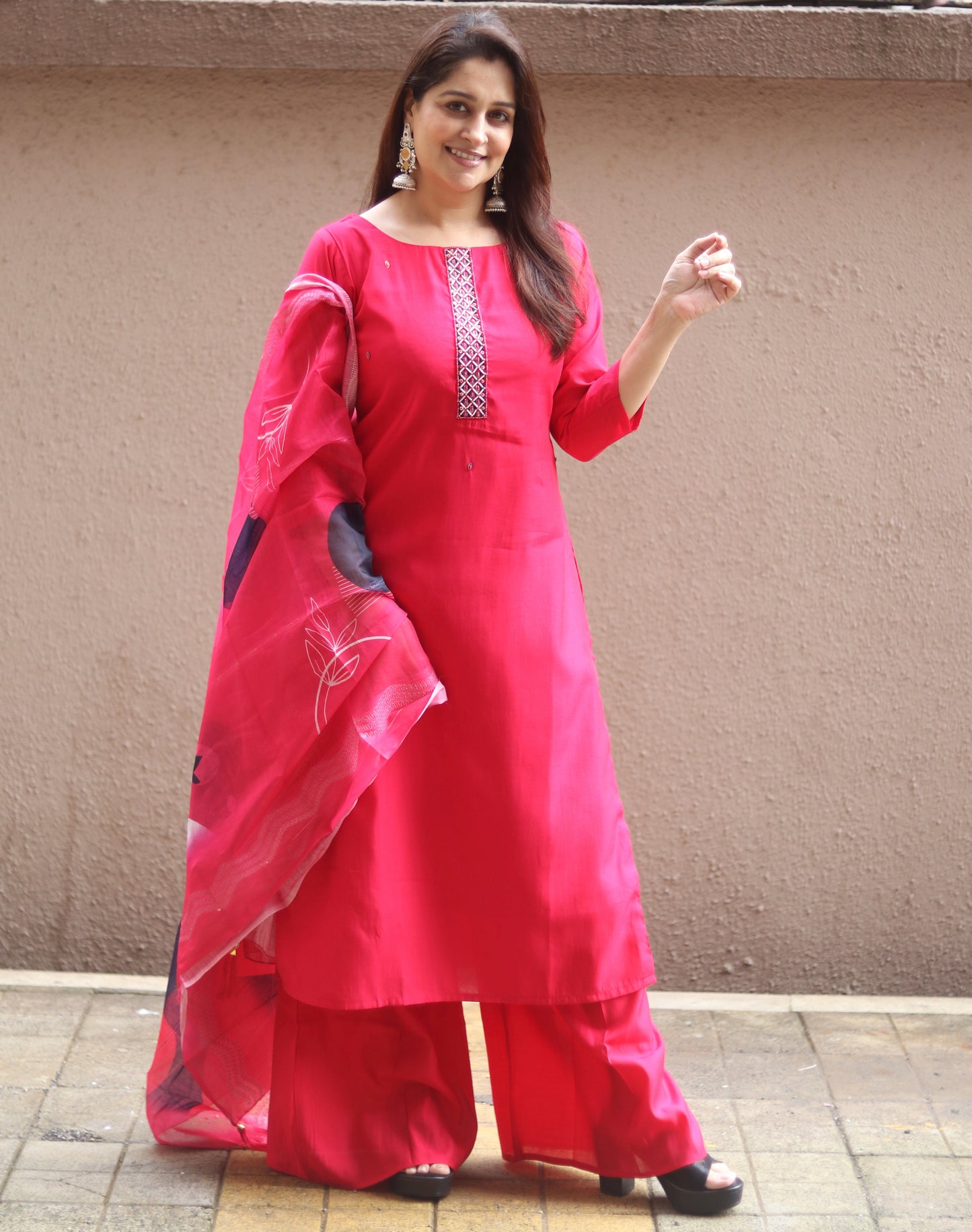 Blooming Pink Kurta set
