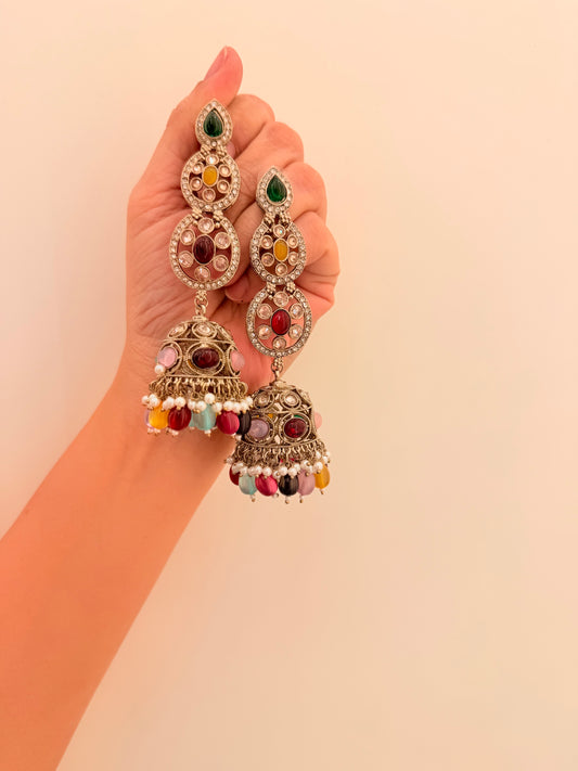 Zohra Jhumka D 125 Multi