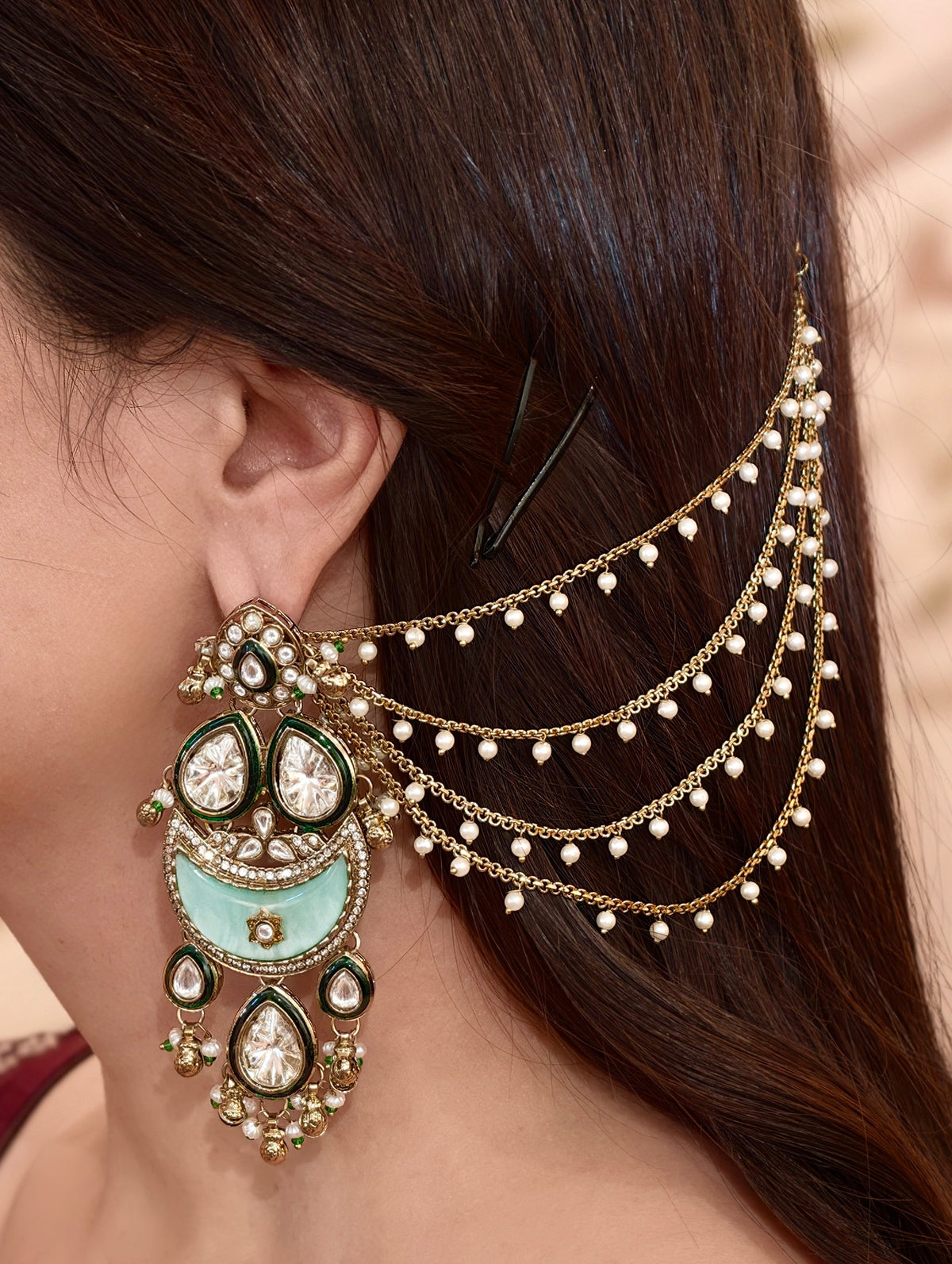 Nazaqat Kaan Chain Sea Green