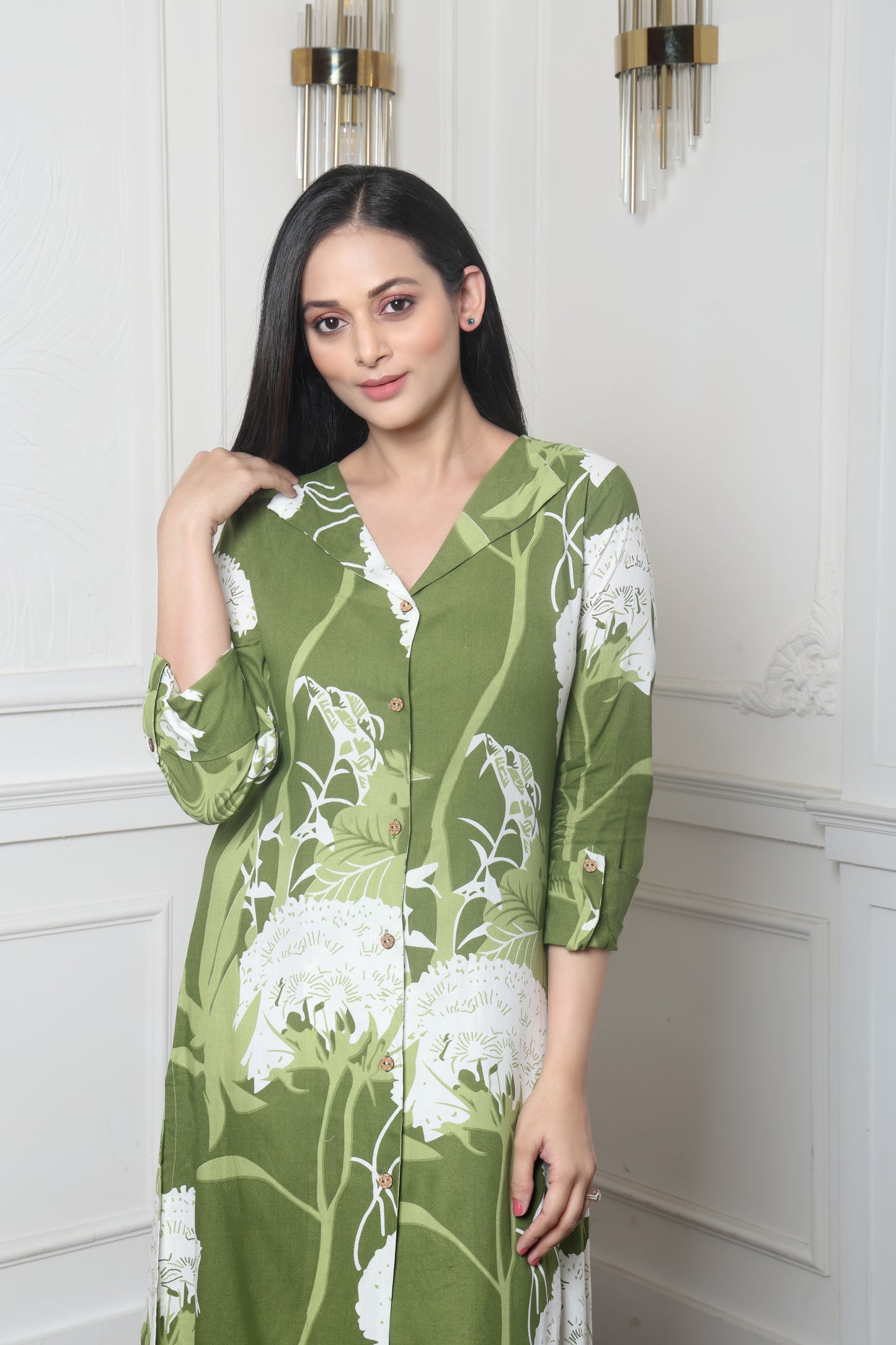 Green Bloom Co-ord set