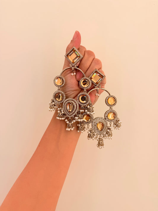 Afsheen Danglers D136 Gold