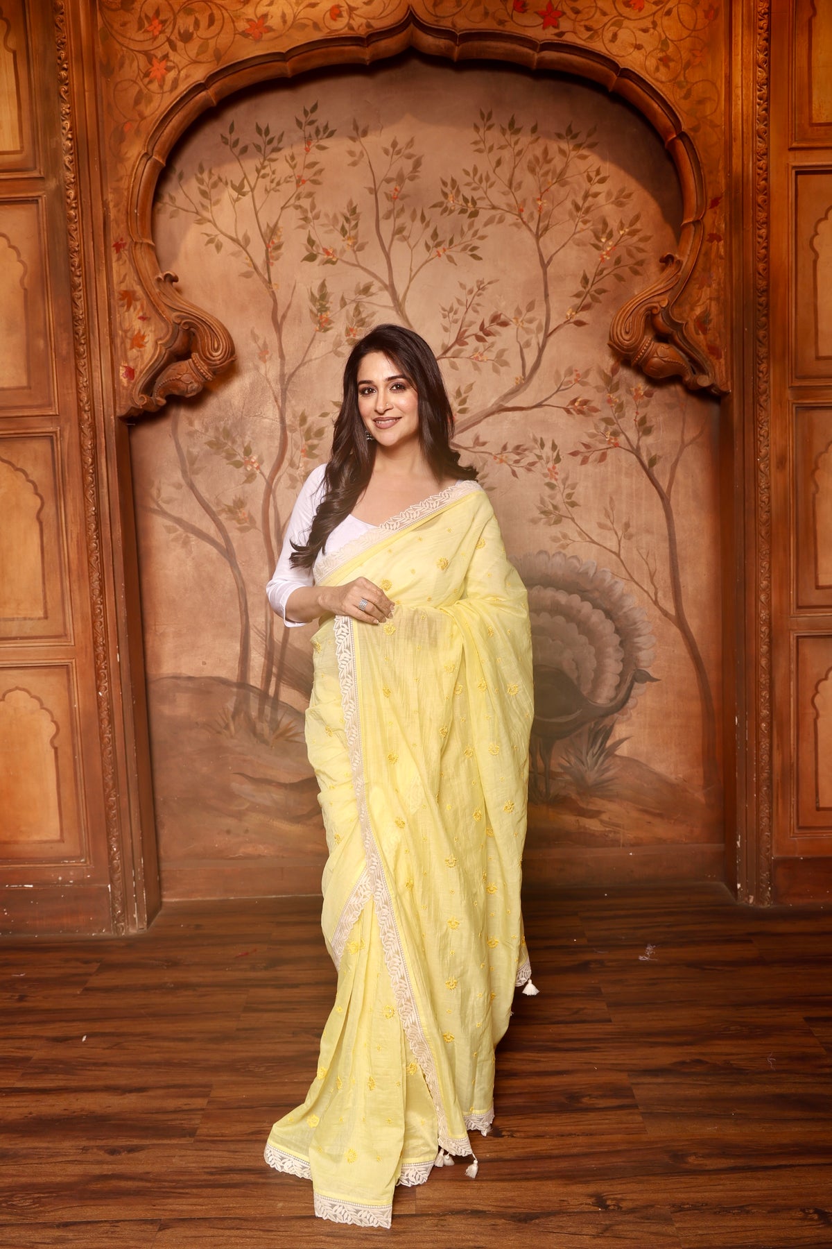 Sunlit Saaz Saree With Blouse piece