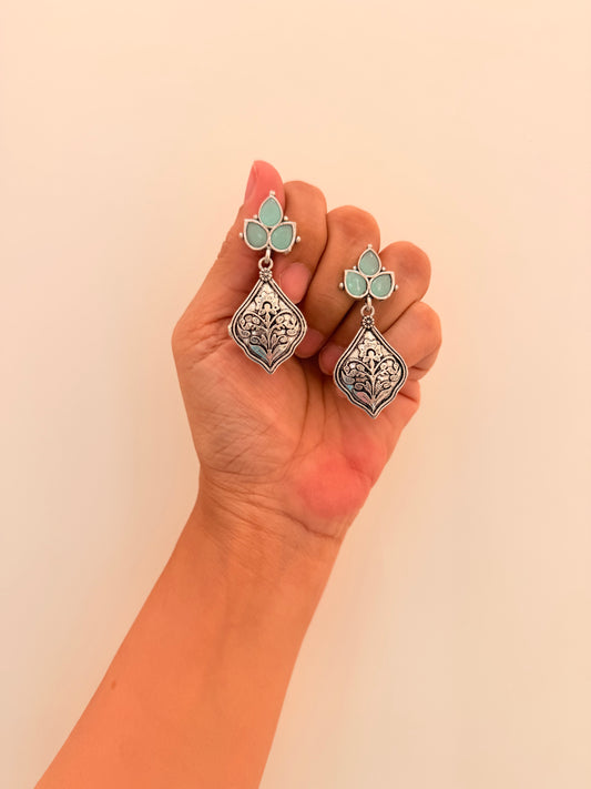 Kusum Drops Sea Blue D113