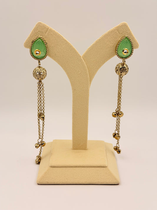 Sunehri Chains green d46