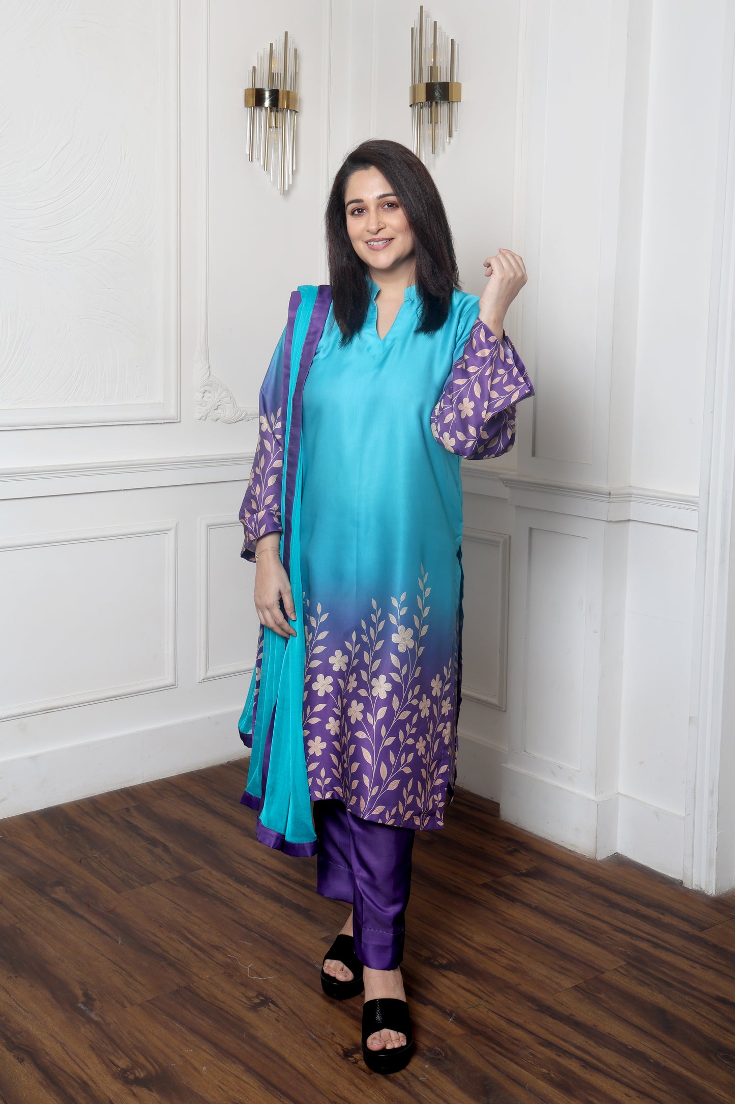 Aqua Charm Kurta Set