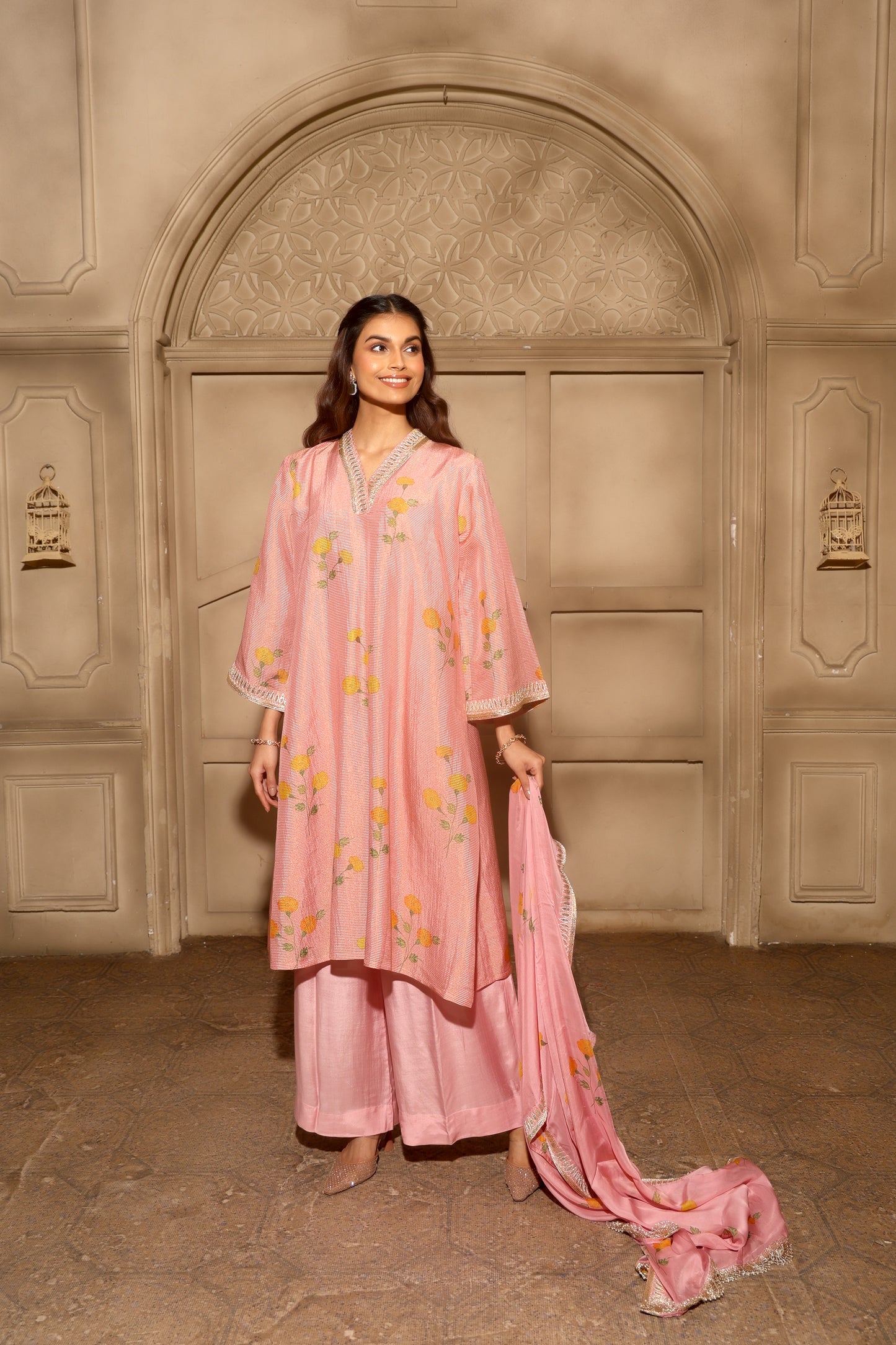 Noor-E-Bahar Pink Set