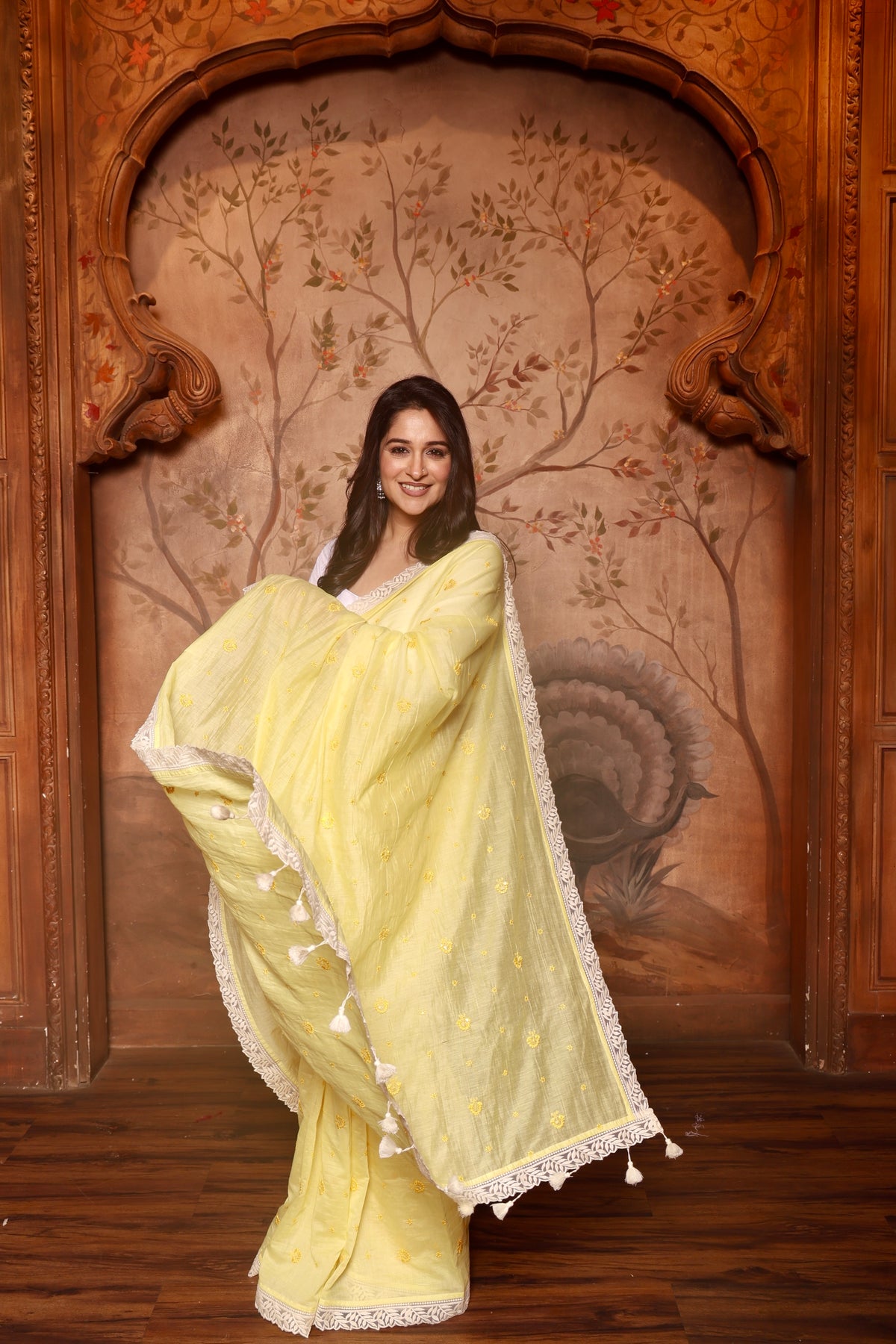 Sunlit Saaz Saree With Blouse piece