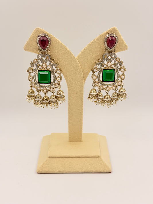 Vintage Noor d7 Dark green & Red