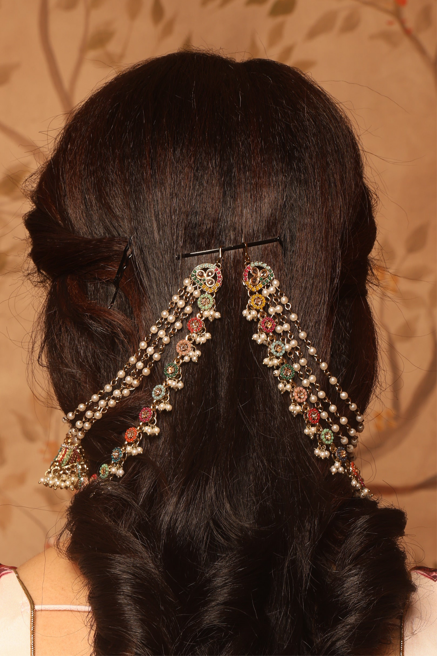 Nizaam Jhumka Multi Stone