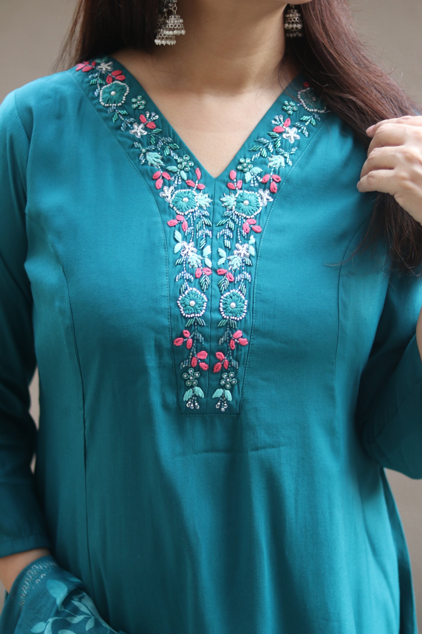 Morpankh Aqua Elegance Kurta set