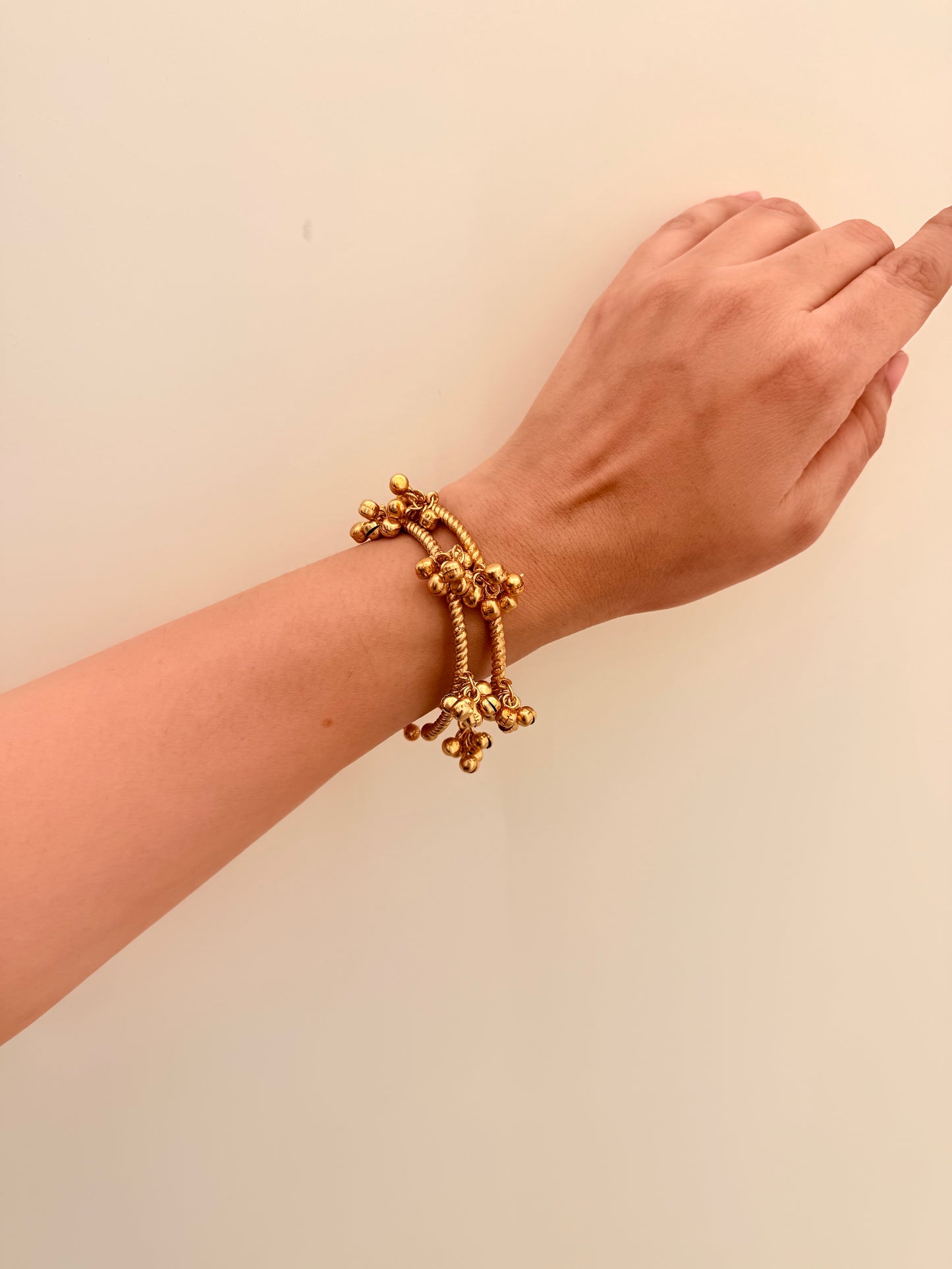 Golden Jhanak Bangles ( pair of 2)