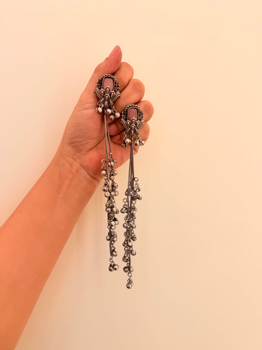 Oxodised Trails Pink Stone